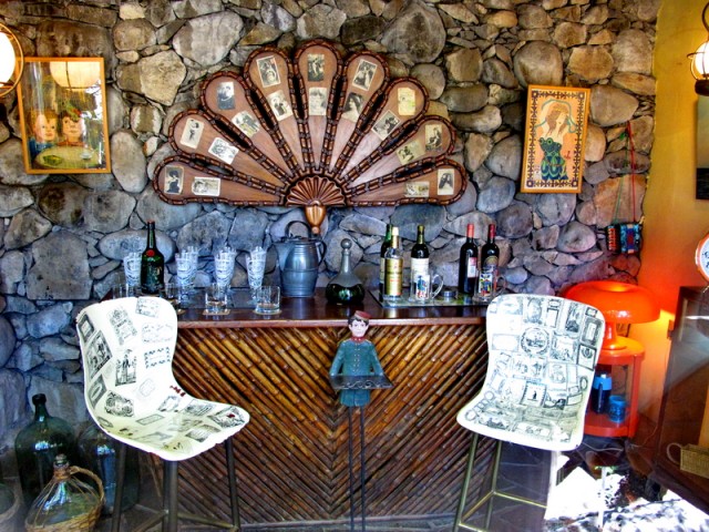 Barra del bar de La Chascona