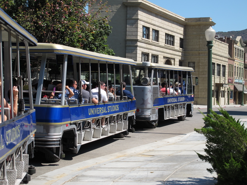 En el autobús del Studio Tour