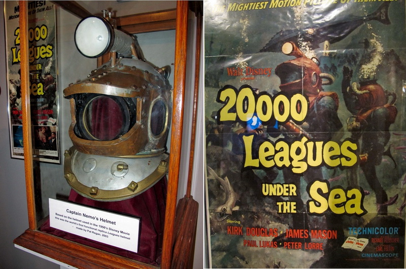 El casco del Capitán Nemo en "20.000 leguas de viaje submarino"