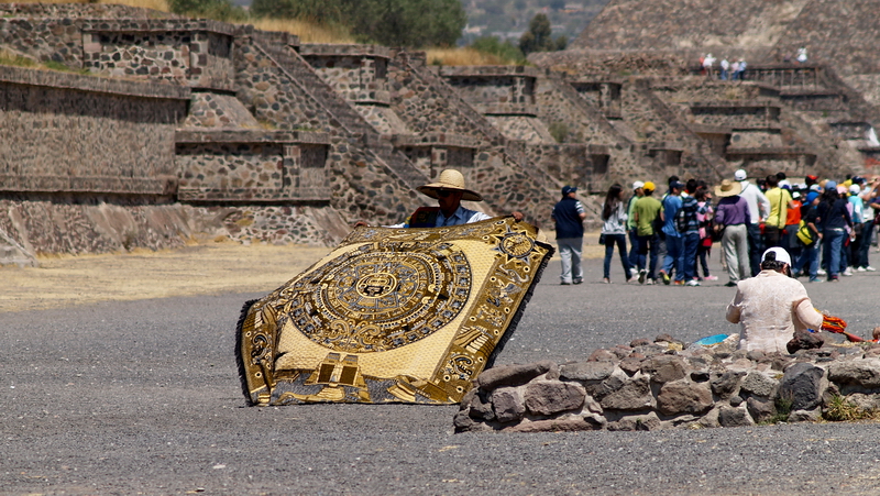 Vendedores de Teotihuacán