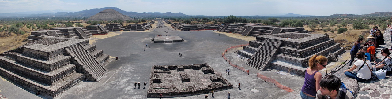 Teotihuacán desde la Pirámide de la Luna