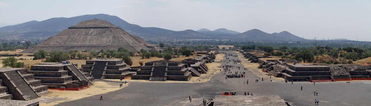 Teotihuacán desde la Pirámide de la Luna