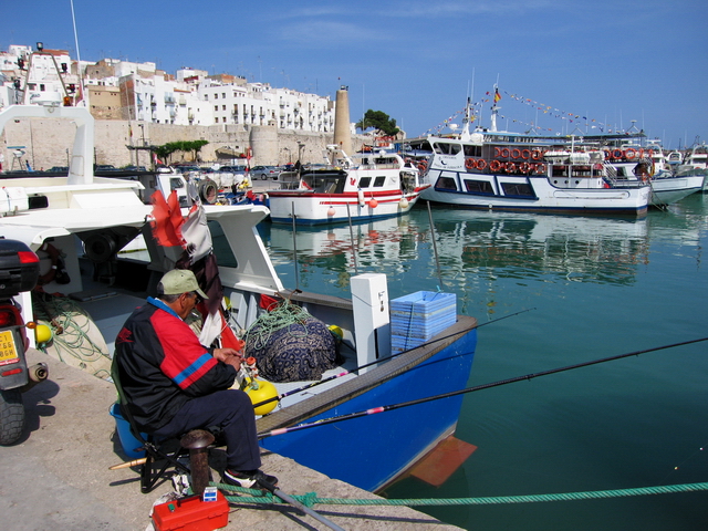 Puerto pesquero de Peñíscola