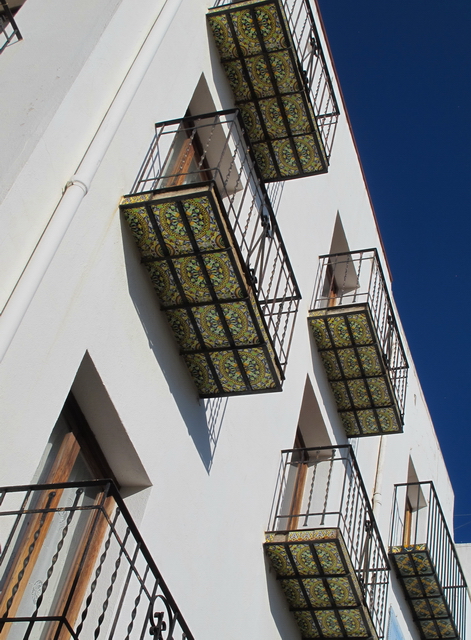 Balcones en el casco antiguo