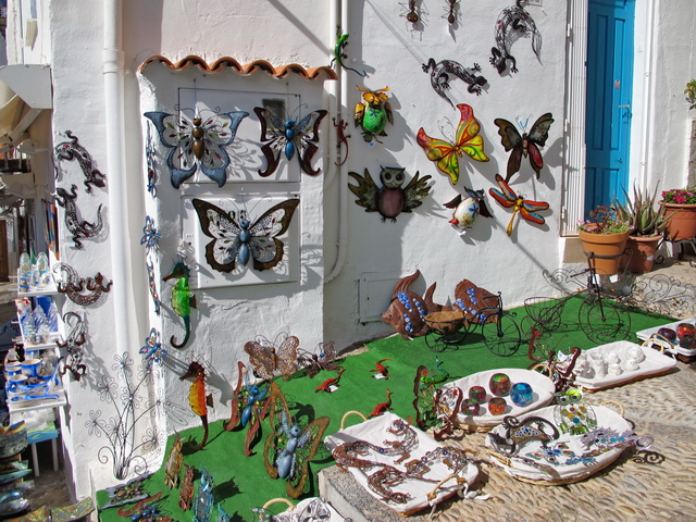 Tienda de artesanía en el casco antiguo de Peñíscola