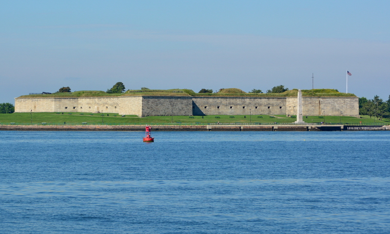 Fort Strong en Long Island, bahía de Boston