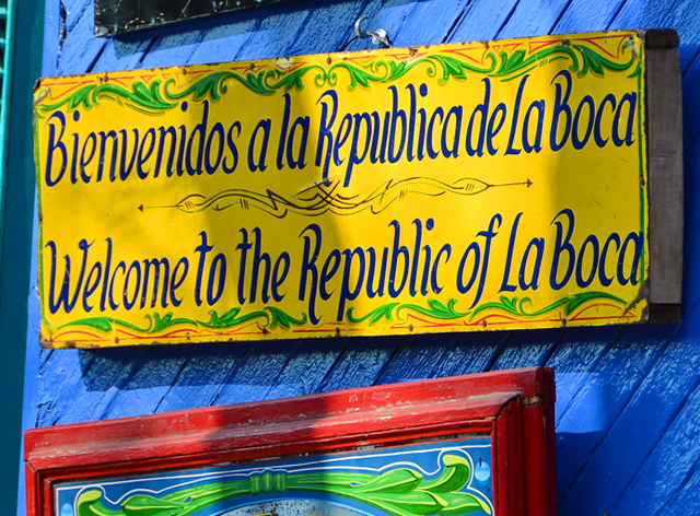 Bienvenidos a la República de La Boca