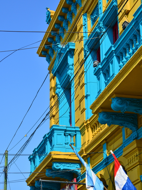 Azul y amarillo en La Boca