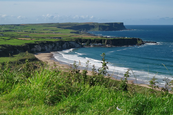 Paisaje costero de Irlanda del Norte