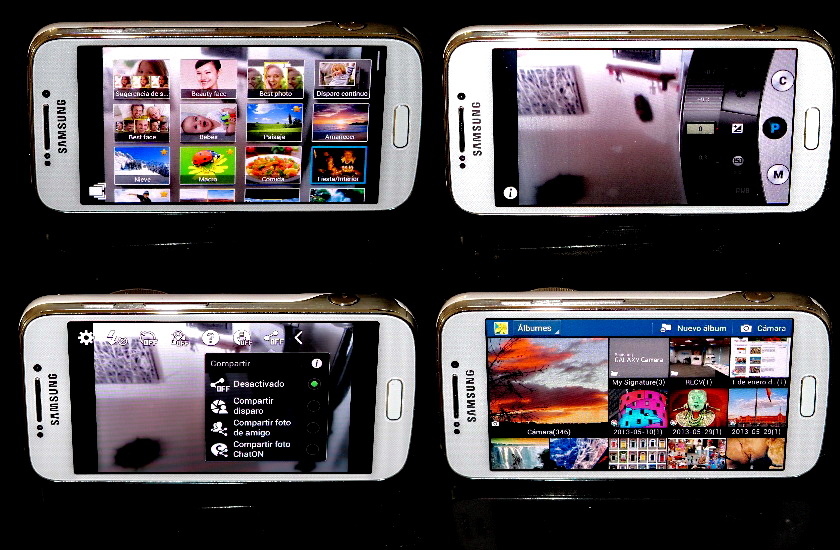 Samsung S4Zoom. Modos.