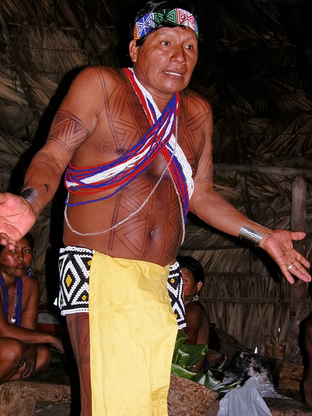 Antonio, jefe de los Embera Tusipono