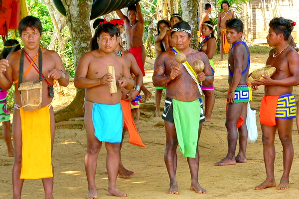 Recibimiento de los Embera