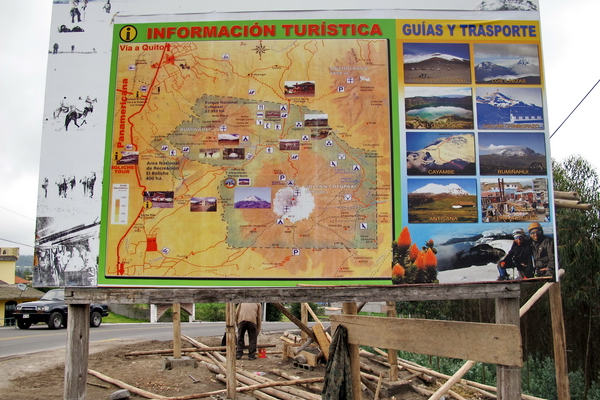 Mapa del Parque Nacional Cotopaxi