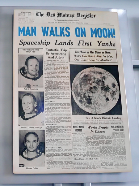 Man walks on Moon