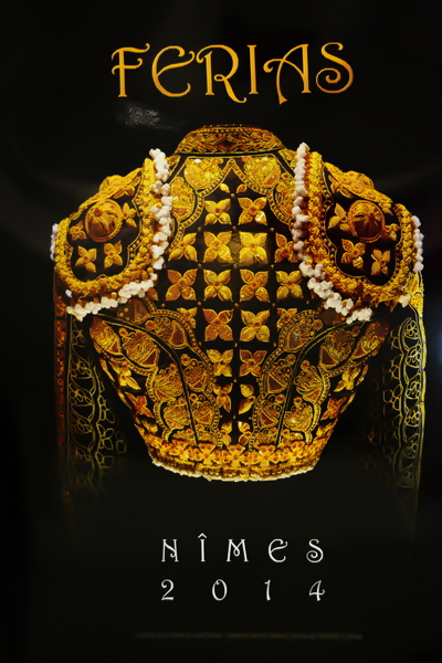 Cartel anunciador de las Fiestas de Nimes 2014