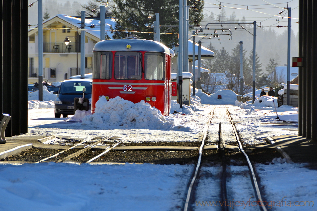 Estación del tren de Montenvers en Chamonix