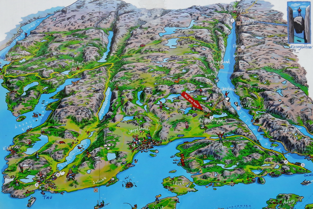 Preikestolen mapa 1