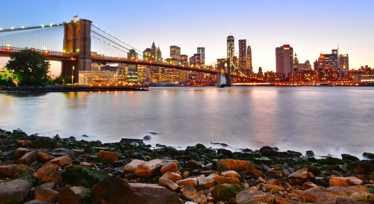 Atardecer en Manhattan desde Brooklyn