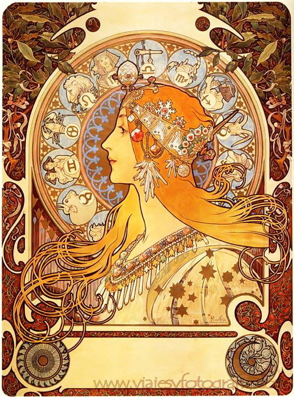 Mucha. Zodiaco