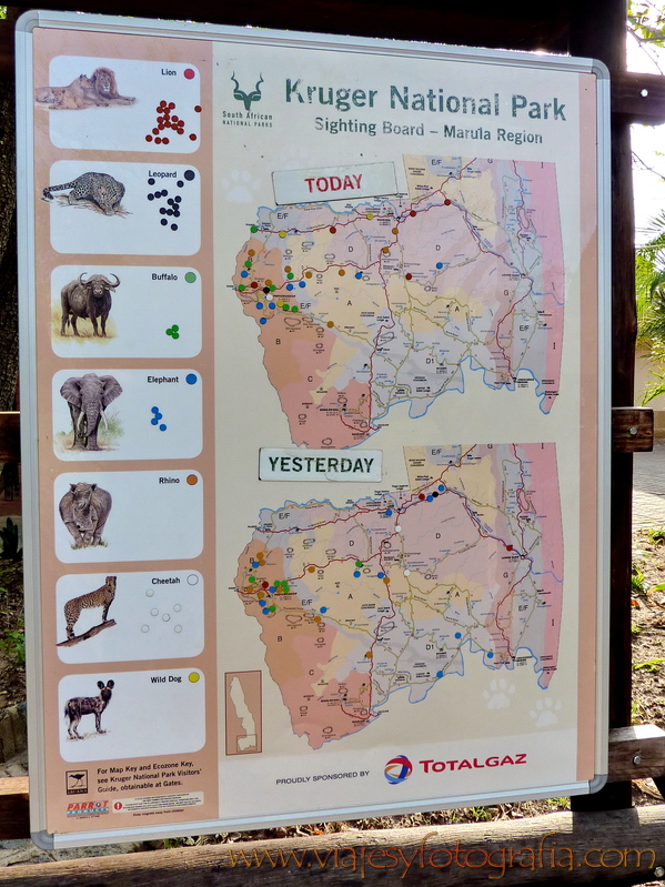 Mapa Kruger