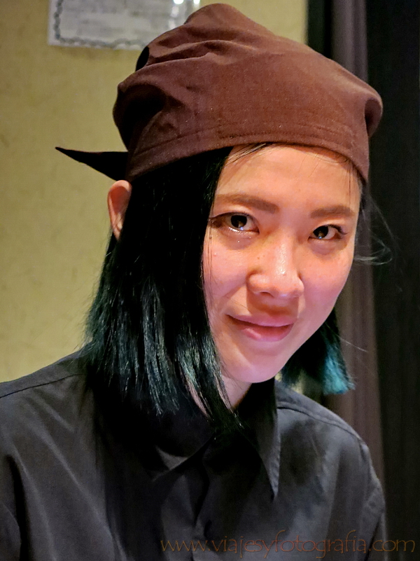 Kyoto camarera de Pontocho