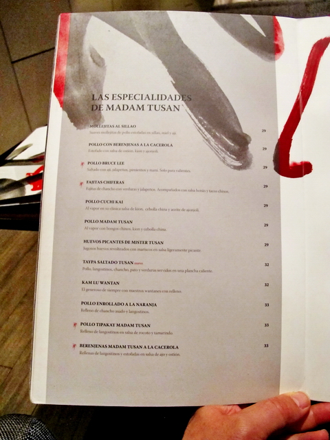 El Menú de Madam Tusan El Menú de Madam Tusan