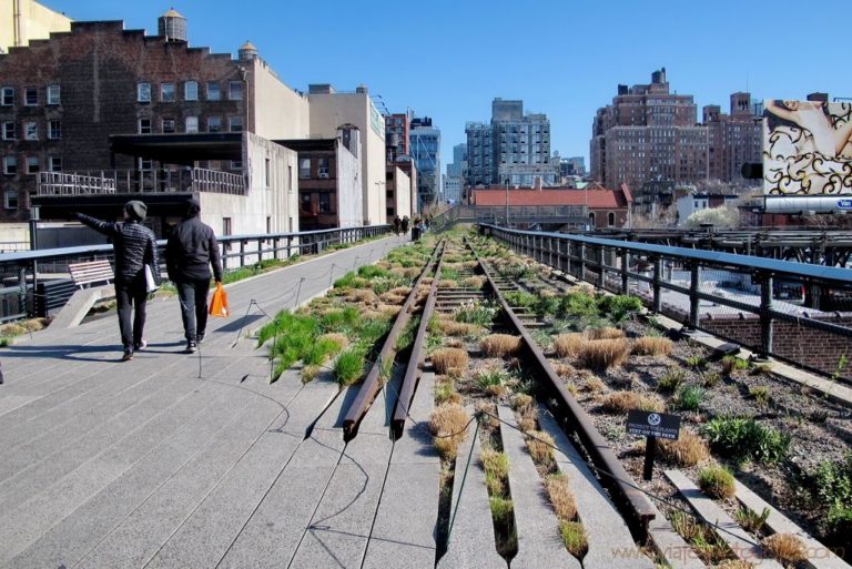 El High Line Park. Uno de los El High Line Park. Uno de los