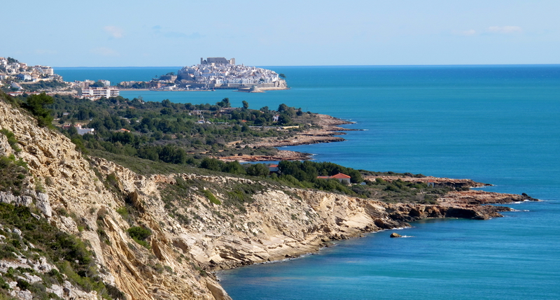 Vista de Peñíscola desde la Sierra de Irta Vista de Peñíscola desde la Sierra de Irta