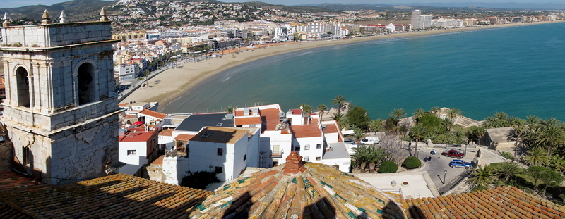 Vistas desde el Castillo de Peñiscola Vistas desde el Castillo de Peñiscola