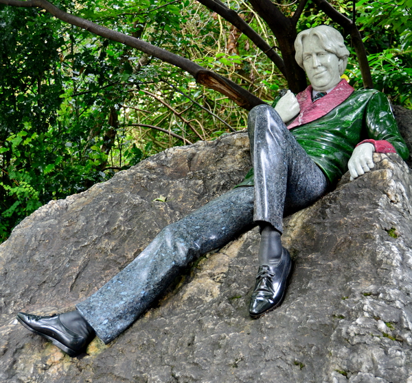 Estatua de Oscar Wilde en Merrion Square Estatua de Oscar Wilde en Merrion Square