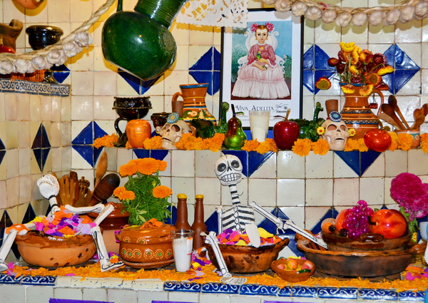 Altar en la cocina de la Casa del Indio Fernández Altar en la cocina de la Casa del Indio Fernández