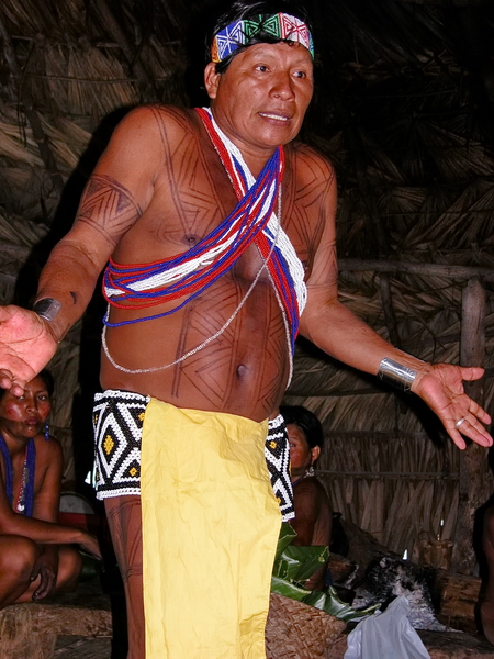 Antonio, jefe de los Embera Tusipono Antonio, jefe de los Embera Tusipono