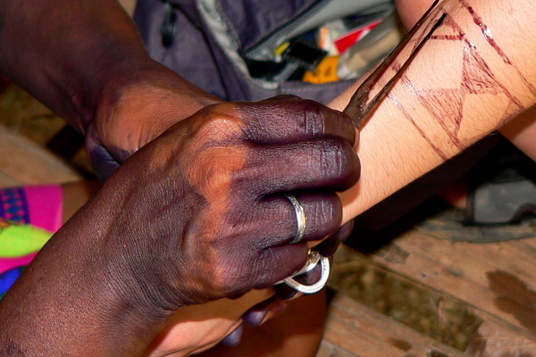 Pintando con jagua Pintando con jagua