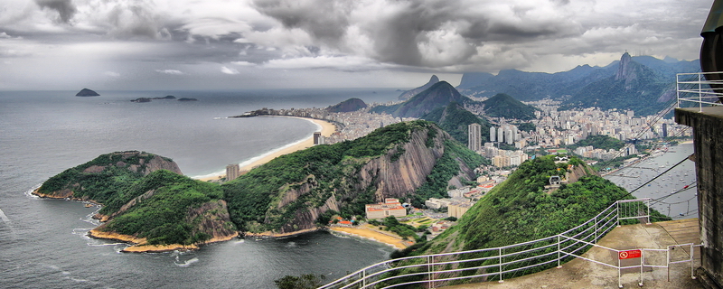 Nubes sobre Rio desde el Pan de Azucar