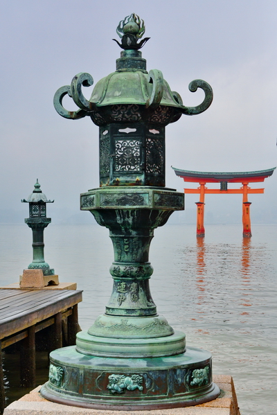 Torii desde Itsukushima Torii desde Itsukushima