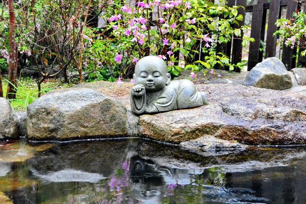 Estatua Jizo en Miyajima Estatua Jizo en Miyajima