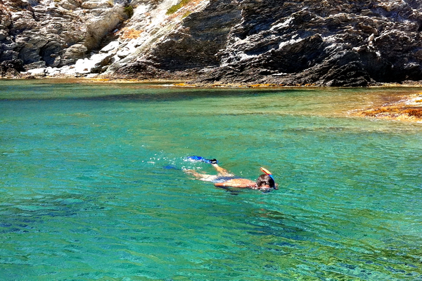 Baño en Les Calanques Baño en Les Calanques