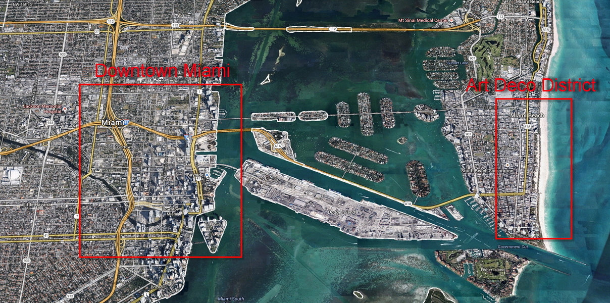 Mapa de Miami Mapa de Miami