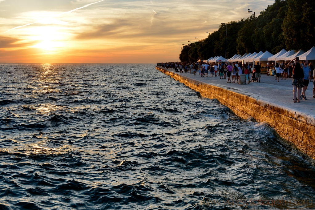 Atardecer en Zadar Atardecer en Zadar