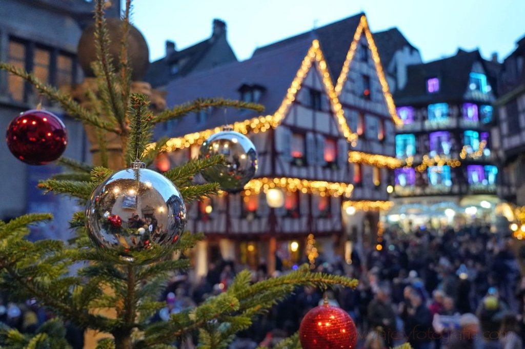 Locura navideña en Alsacia. Colmar de noche y Riquewhir de día