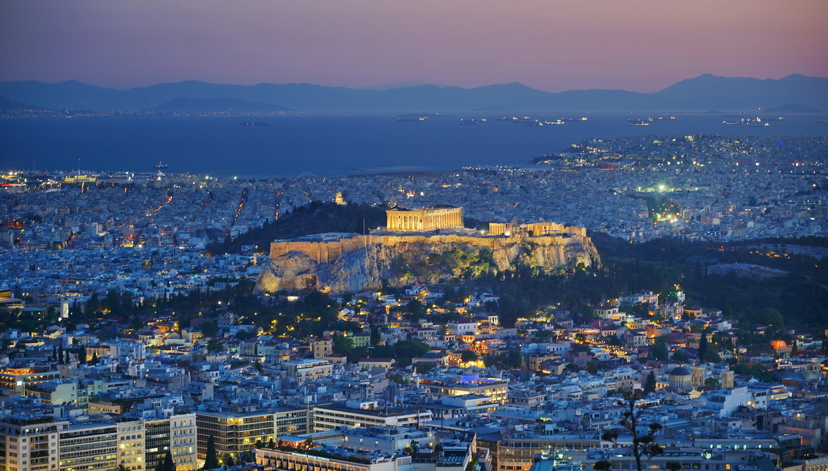 atenas-mirador-licabeto-anochecer