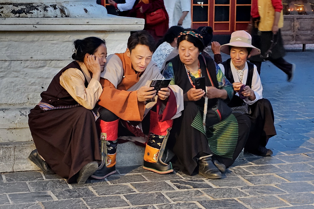 tibetanos en Jokhang