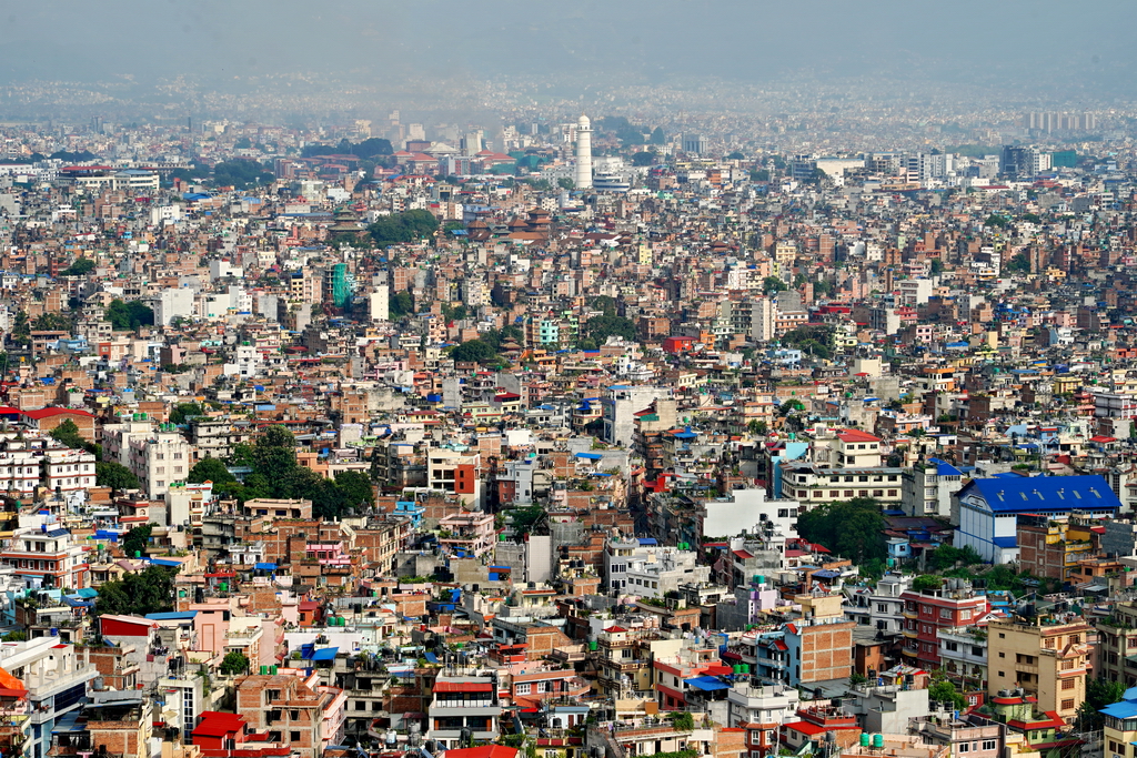 Swayambhunath vistas Katmandu