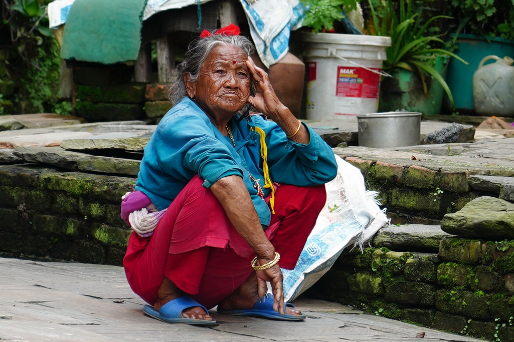 Anciana Katmandu Nepal