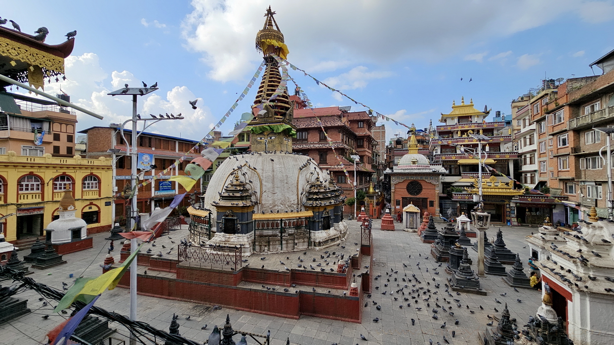 Estupa en Katmandu Nepal