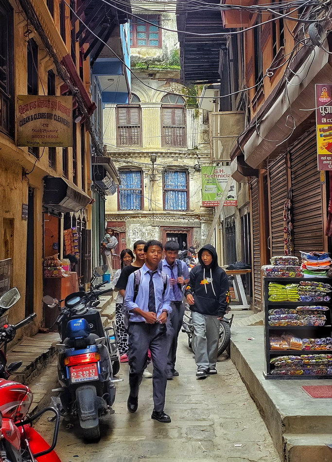Calles de Katmandu Nepal