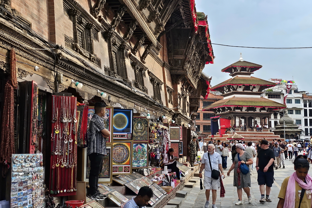 Katmandu Durbar Square tiendas
