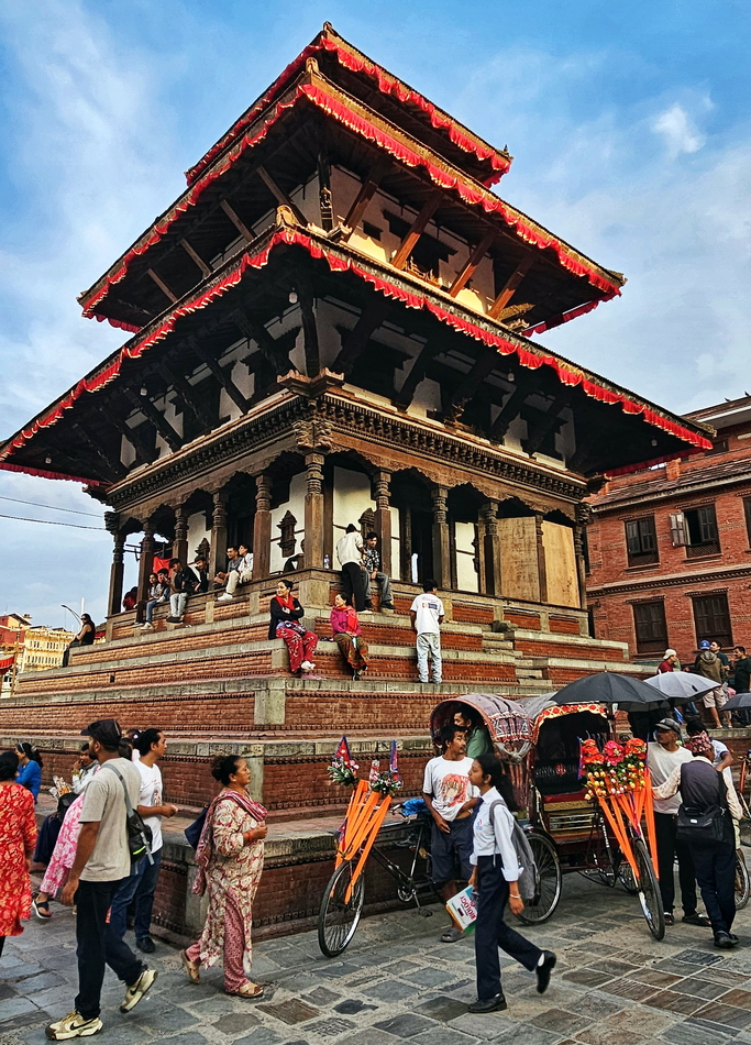 Katmandu Templo en Durbar Square