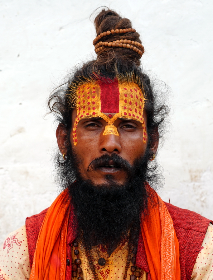 Pashupatinath Katmandu sadhu portrait