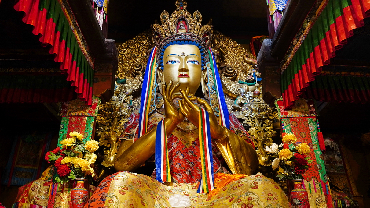 Buda monasterio de Drepung Lhasa
